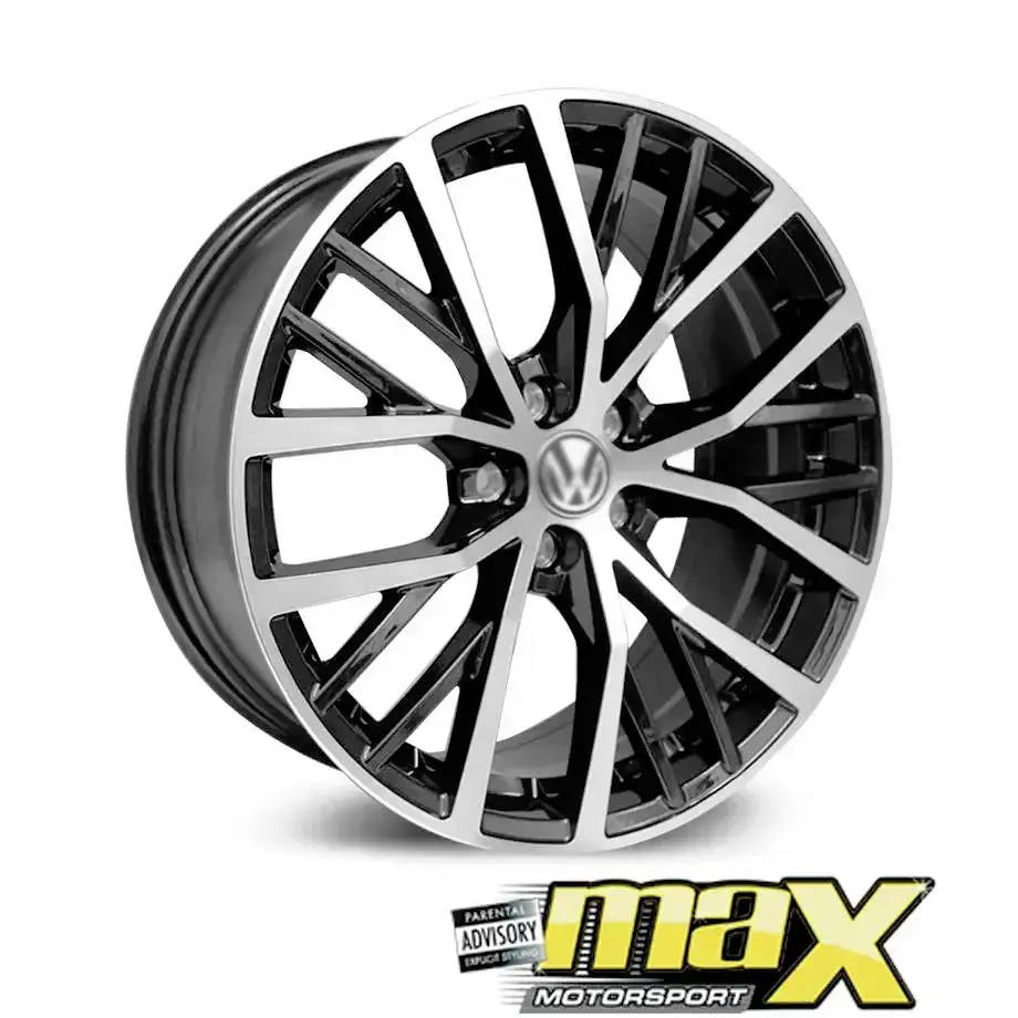17 Inch Mag Wheel - Mx5444 Golf 7 Santiago Style Wheel - 5X112 Pcd 1