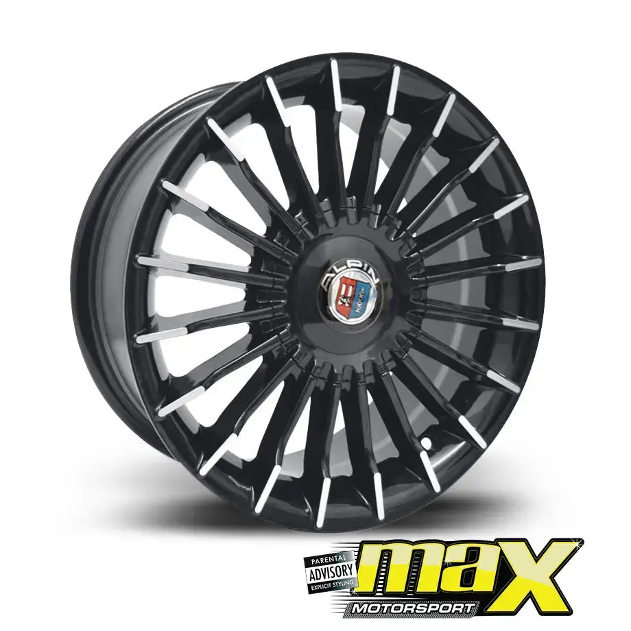 17 Inch Mag Wheel - Mxl169 Alpin Style Wheel  - 4X100 / 4X114.3 Pcd 1