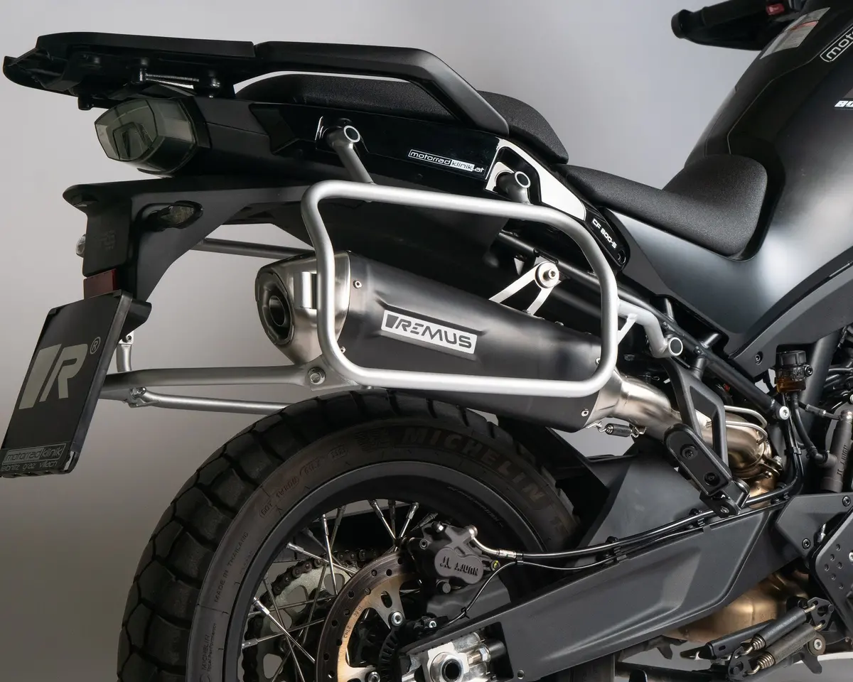Cfmoto 800Mt Explorer Offroad Racing Silencer, Stainless Steel Black 1