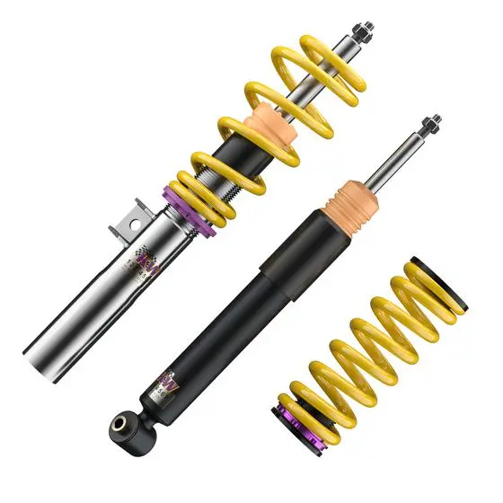 Kw Coilover Suspension V1 Inox – Street Performance Stainless Steel For Abarth 500 & 500C (312) 2008+ 1