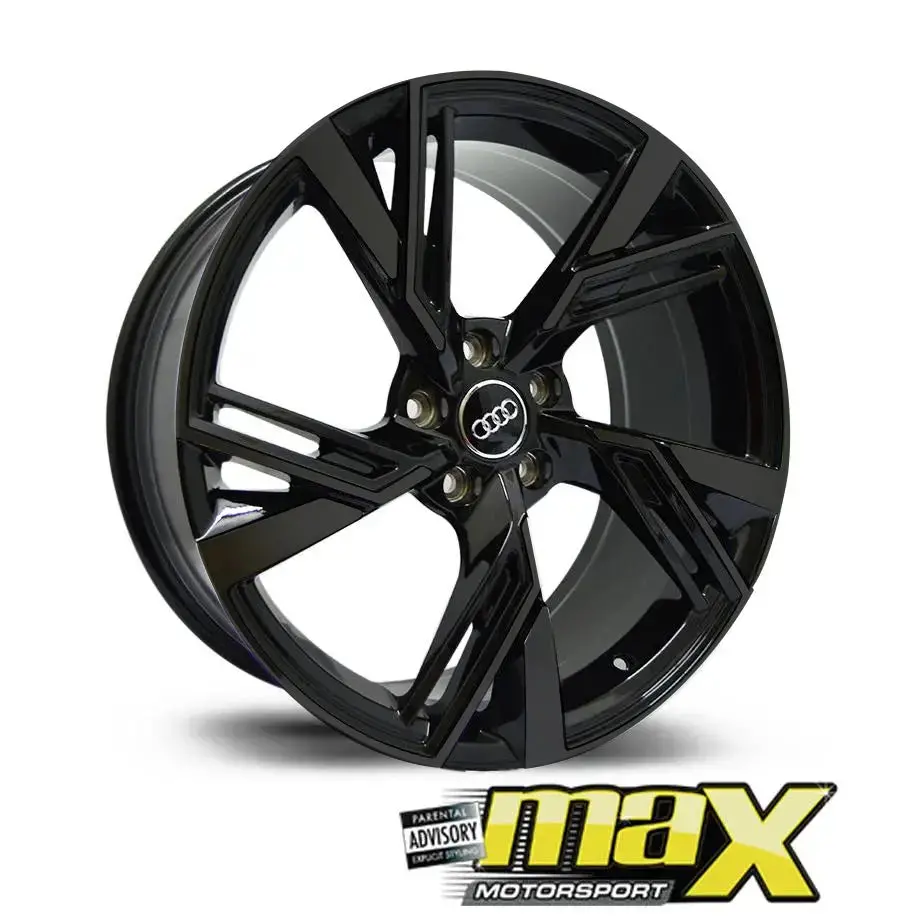 18 Inch Mag Wheel - Mx1071-Blk Audi Rs6 Style Wheels - 5X112 Pcd 1