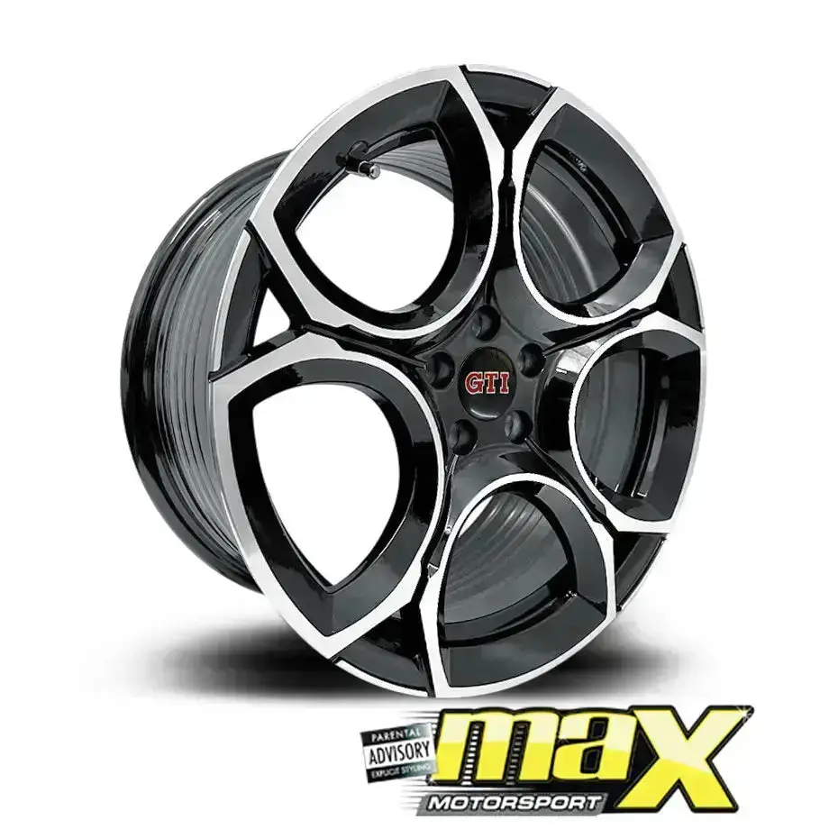 15 Inch Mag Wheel - Mx8558 Golf 8.5 Gti Style Wheel - 5X100 Pcd 1