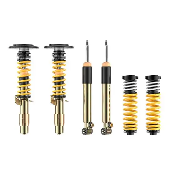 St Xta Plus 3 Coilover Suspension With Top Mounts – Rebound & Compression Adjustable Street Performance For Bmw M2 F22/F87 1