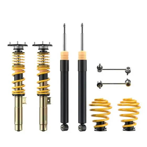 St Coilovers St Xta Galvanized Steel – Adjustable Rebound Street Performance With Top Mounts For Bmw E46 M3 Coupe & Convertible 1998-2007 1
