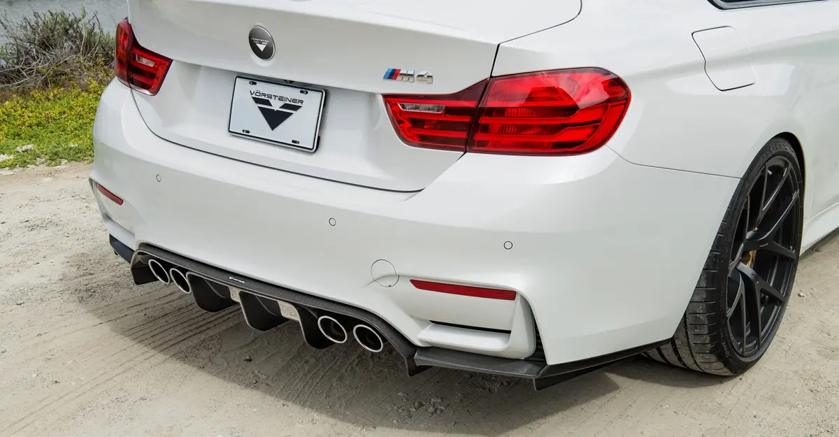 Vorsteiner Bmw F8x M3/M4 Vrs Gts Aero Rear Diffuser Carbon Fiber Pp 1X1 Glossy 1