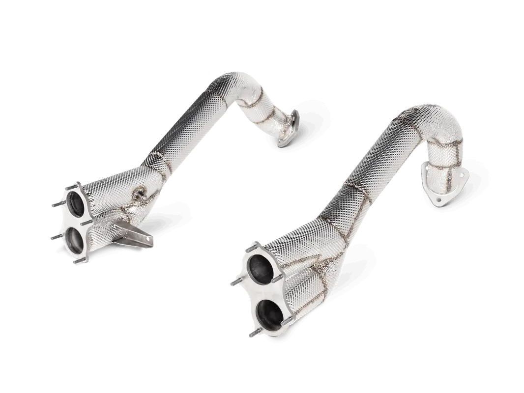 Porsche 718 Cayman Gt4 / Gts 4.0 / Boxster Gts 4.0 | Akrapovic | Link Pipe Set (Titanium) 1