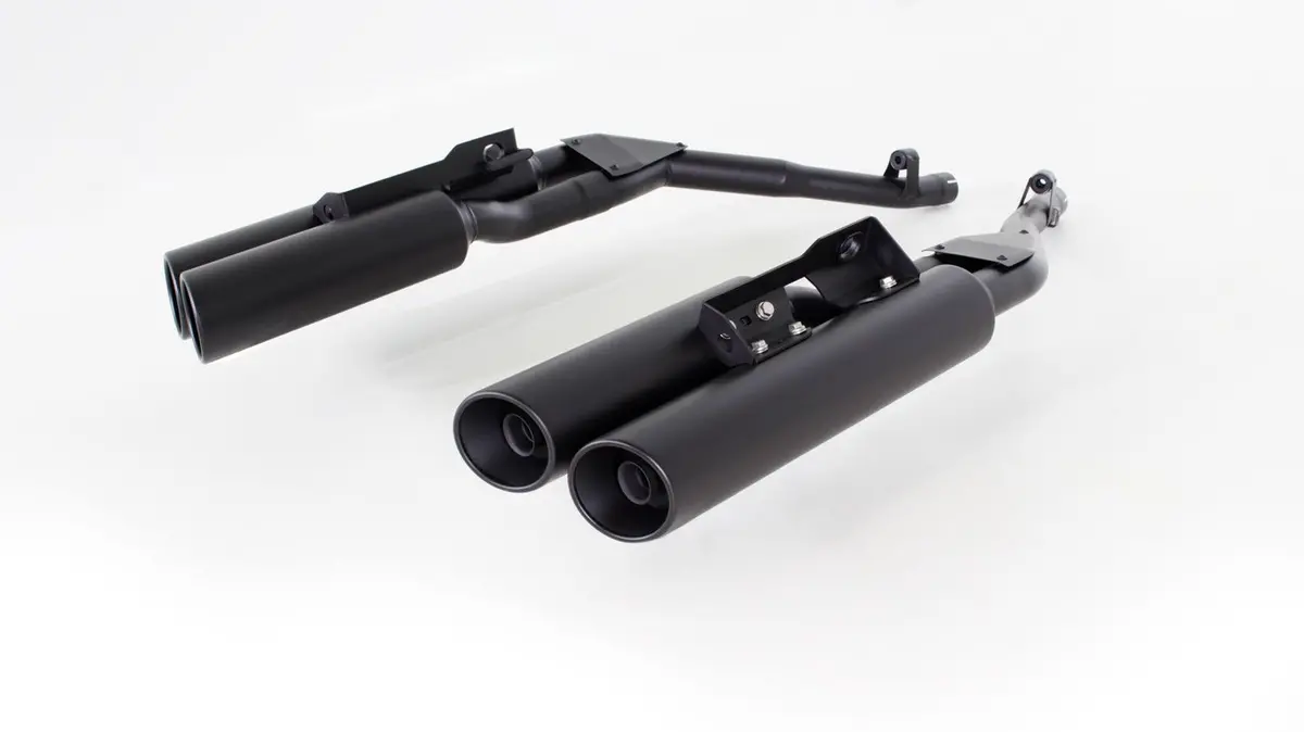 K1600 Bagger / Grand America Exhaust System (Euro 4) — Silencer (7783 089518L) + Silencer (7783 089518R) 1
