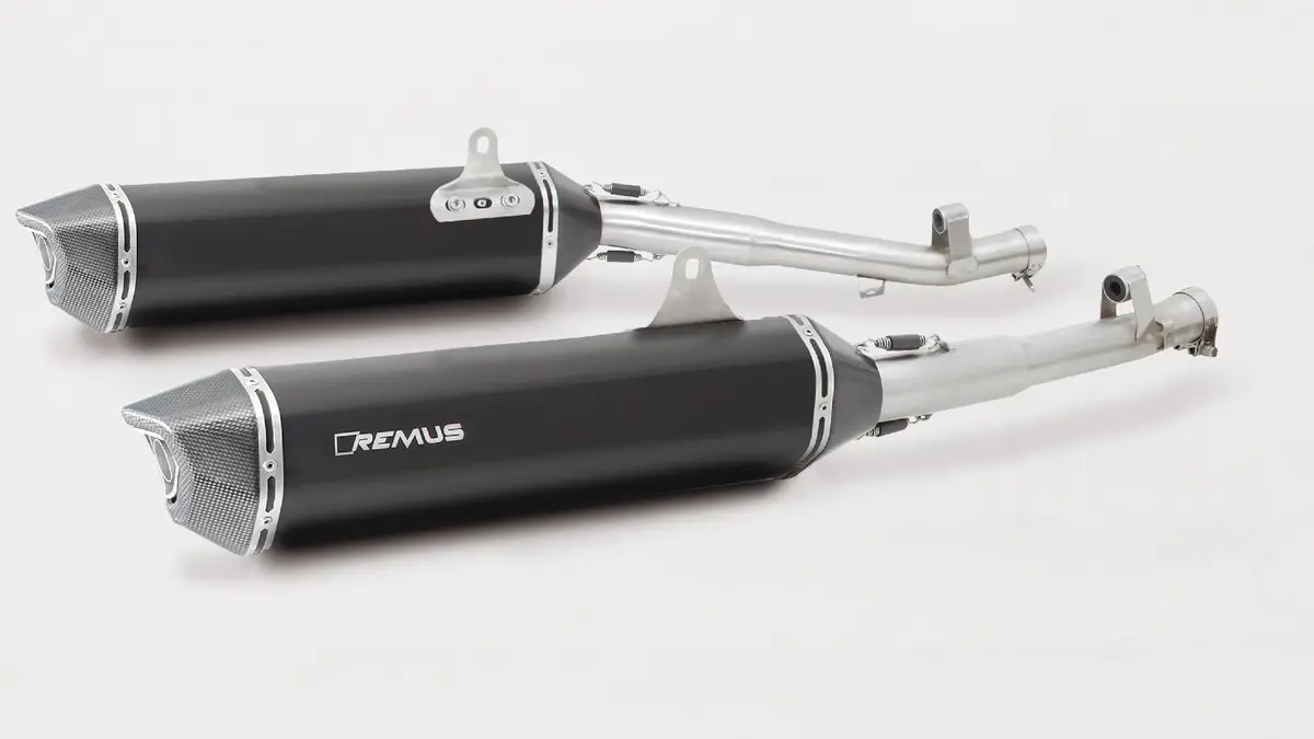 Bmw Bagger K 1600 Exhaust System — Silencer Black 1