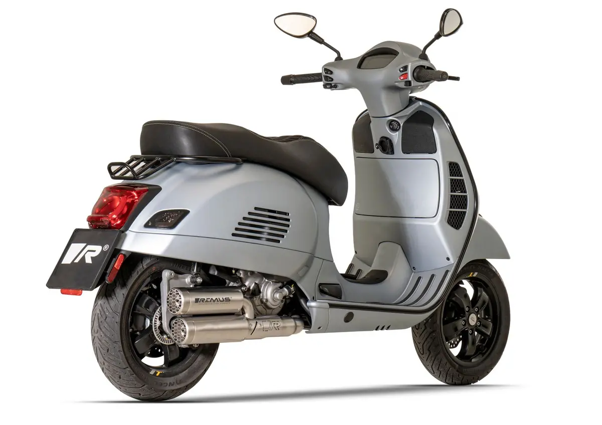 Vespa Gts 300 Hpe (Euro 5) Double Mesh Bundle — Headers + Silencer (#1) 1