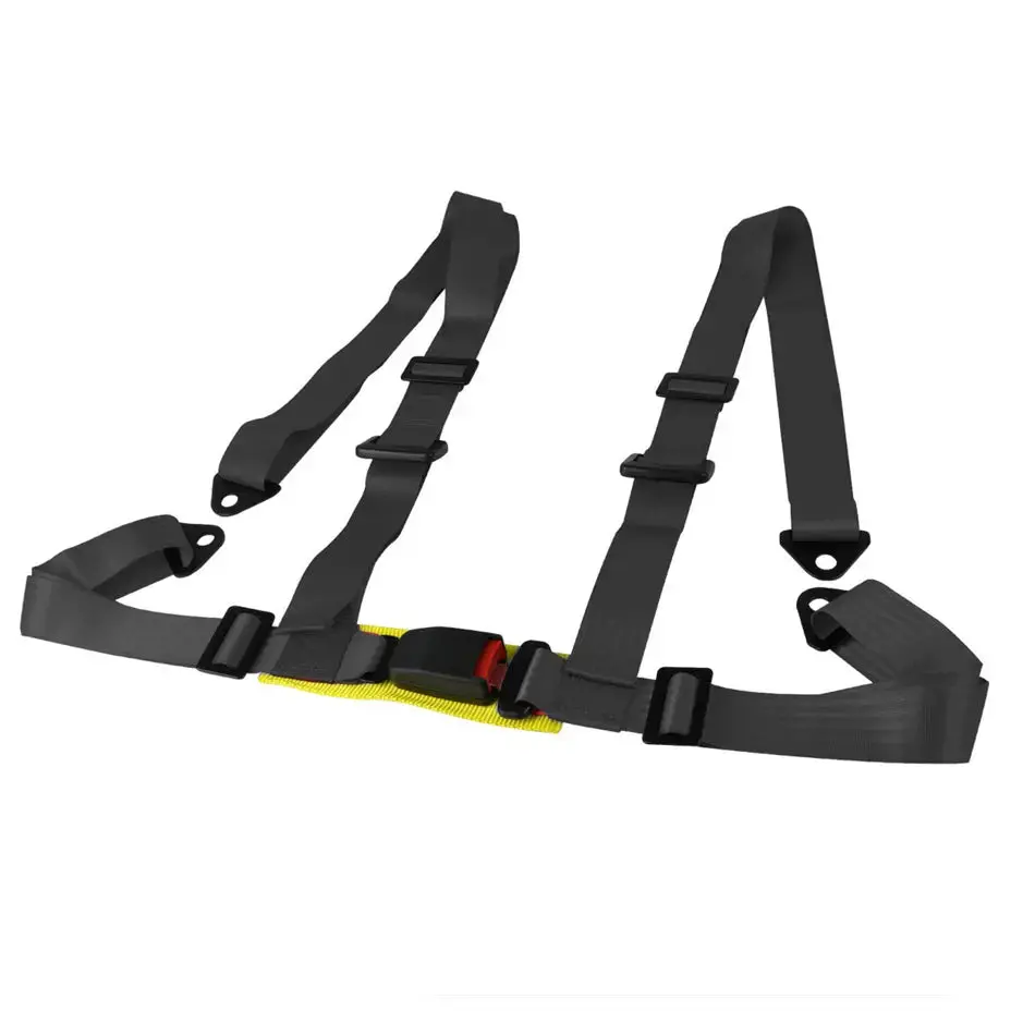2 Inch Universal 4-Point Racing Seat Harness (Black) 1