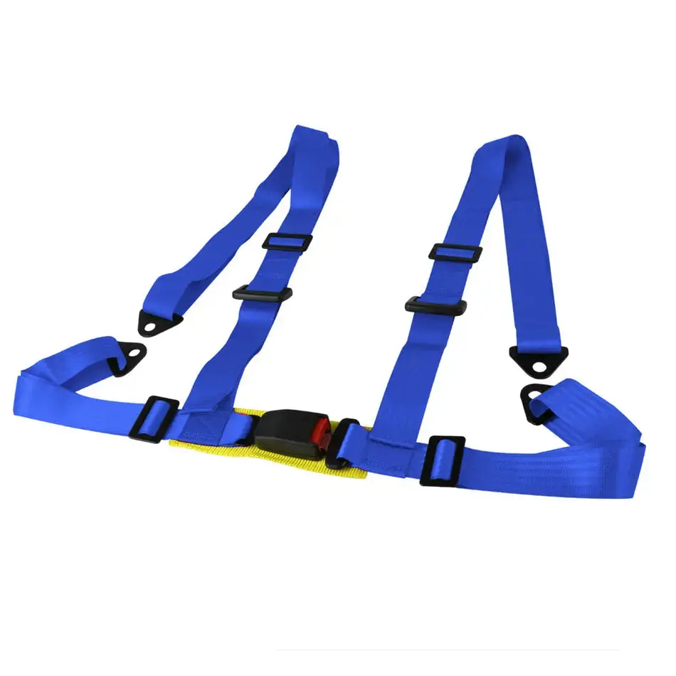 2 Inch Universal 4-Point Racing Seat Harness (Blue) 1