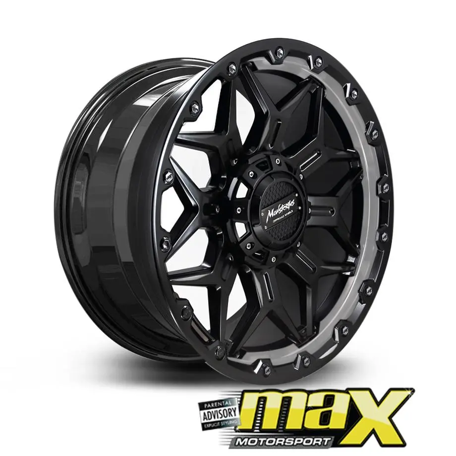 20 Inch Mag Wheel -  Monsterims Mor-8 Shockwave Mx1068 Bakkie Wheels (6X139.7 Pcd) 1