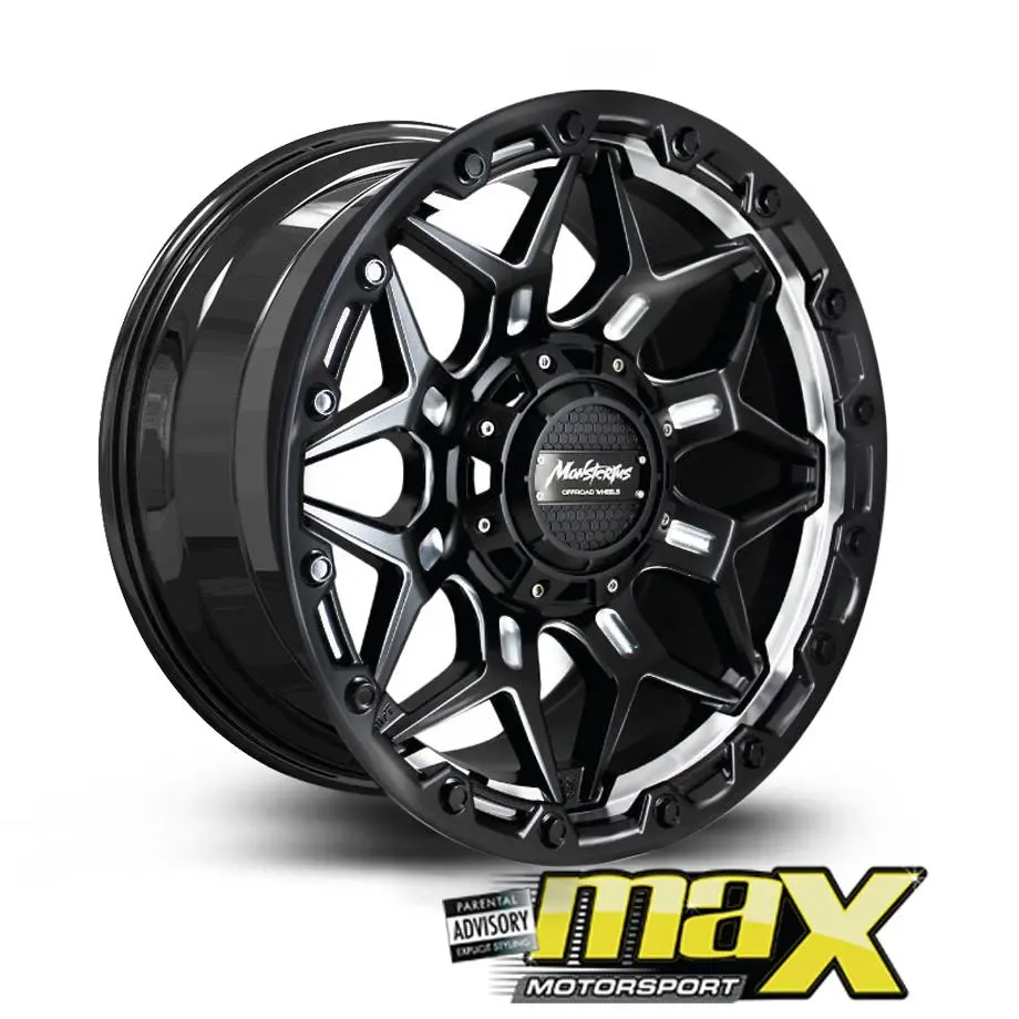 20 Inch Mag Wheel -  Monsterims Mor-8 Shockwave Mx1068 Bakkie Wheels (6X139.7 Pcd) 1