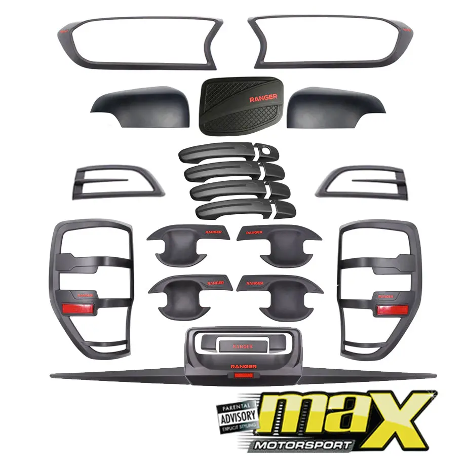 Ranger T7 (15-On) Matte Black Accessories Kit (26-Piece) 1