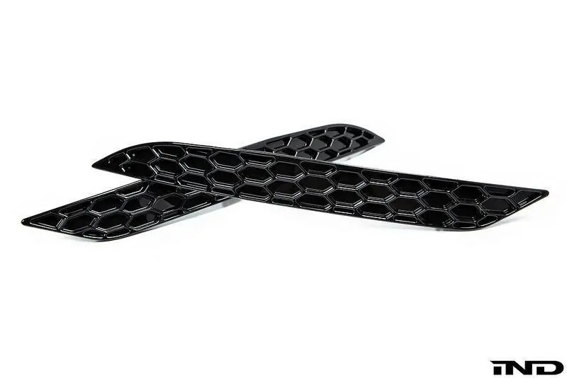 Acexxon Vw Mk7.5 Gti Rear Reflector Insert Set - Honeycomb Gloss Black 1