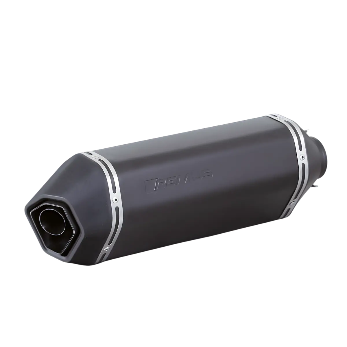 Vespa Sd Euro 4 Edelstahl Scha Sport Silencer, Stainless Steel Black 1