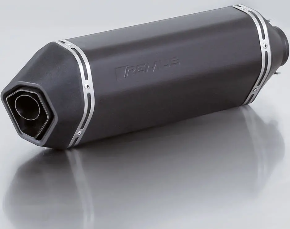Vespa Primavera/Sprint 125 3V, Sport Silencer, Stainless Steel Black 1