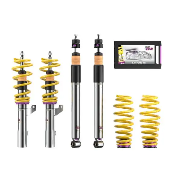 Kw Coilover Suspension V3 Inox – Rebound & Compression Adjustable Street Performance For Bmw E93 M3 Convertible 2006–2013 (With Edc + Cancellation Kit) 1