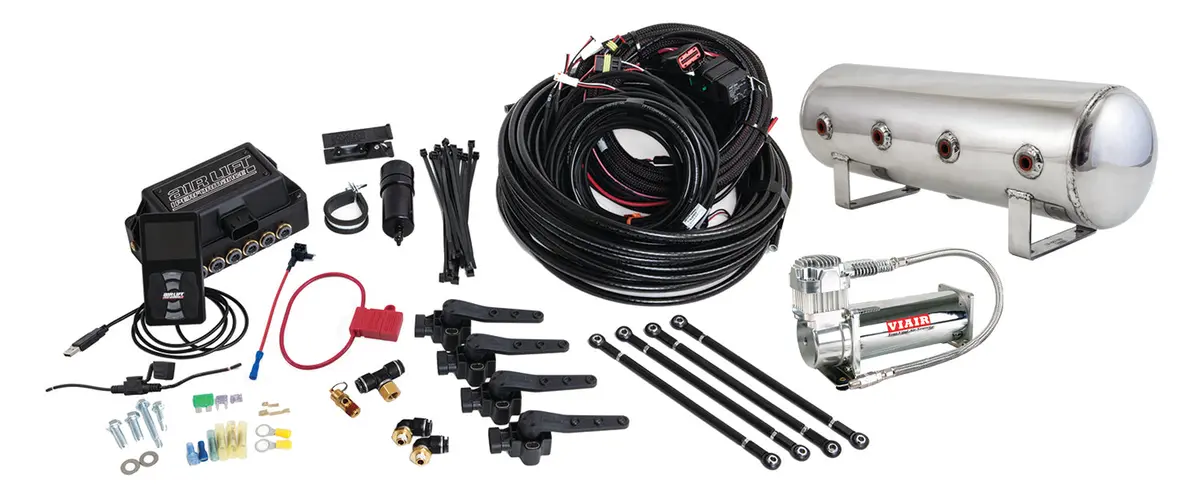 Air Lift Performance Full 3P Air Management System (Air Line, Lightweight Aluminum Tank, Viair 444C Compressor) 1