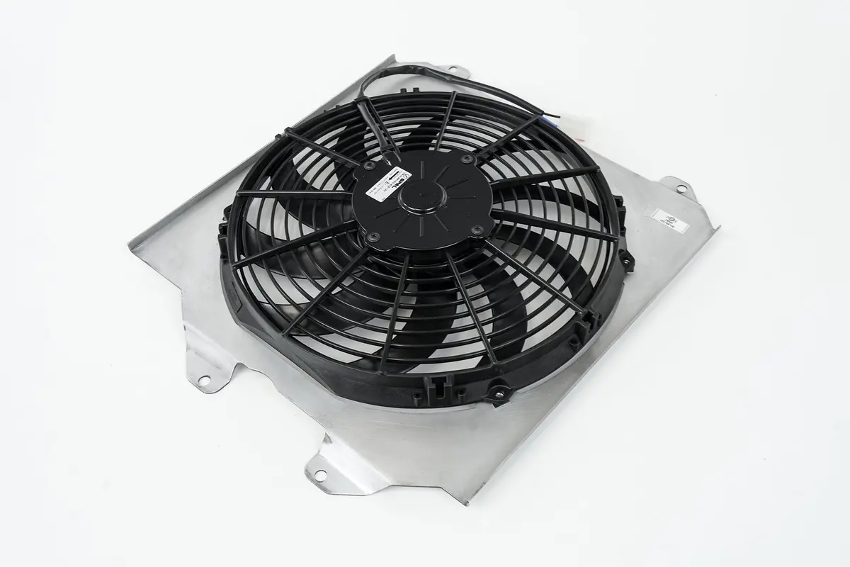 Honda Civic 92-00 Fan Shroud W/ 12" Spal Fan 1
