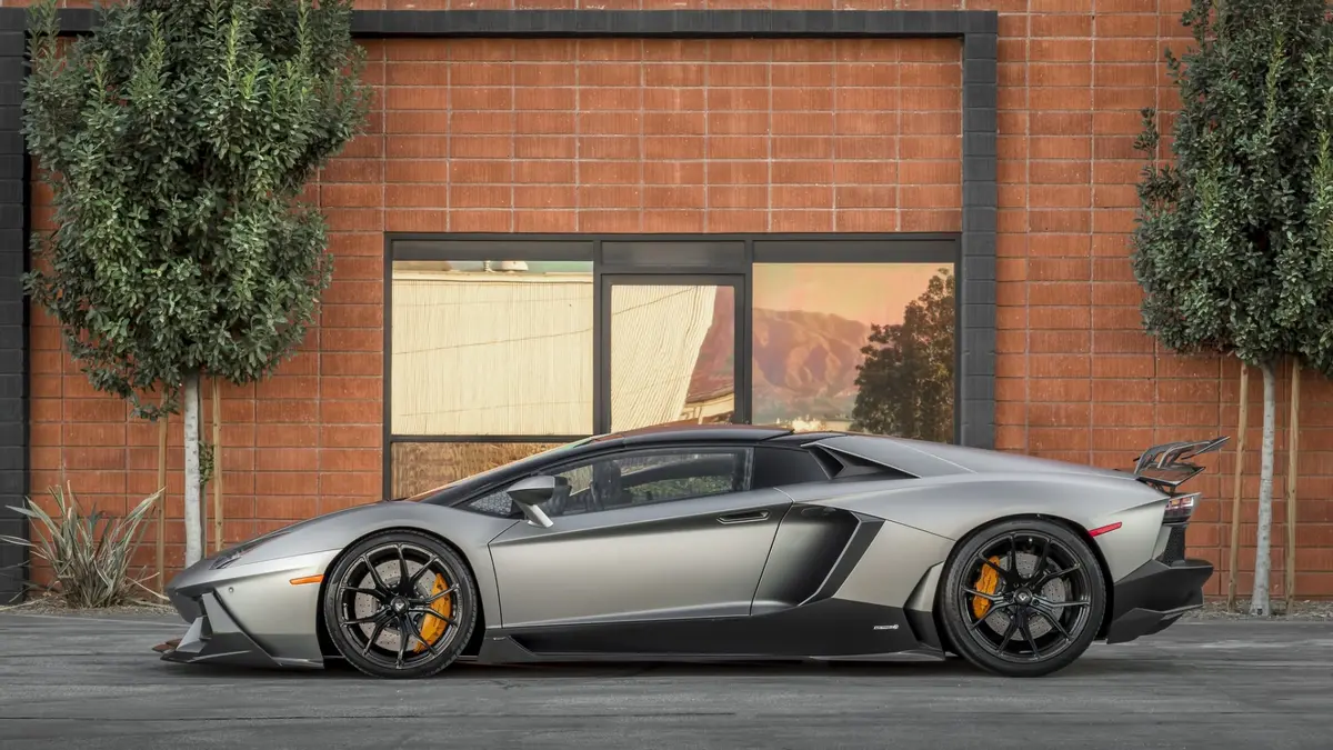 Vorsteiner Lamborghini Aventador Zaragoza Edizione Aero Front Spoiler Carbon Fiber Pp 2X2 Glossy 1