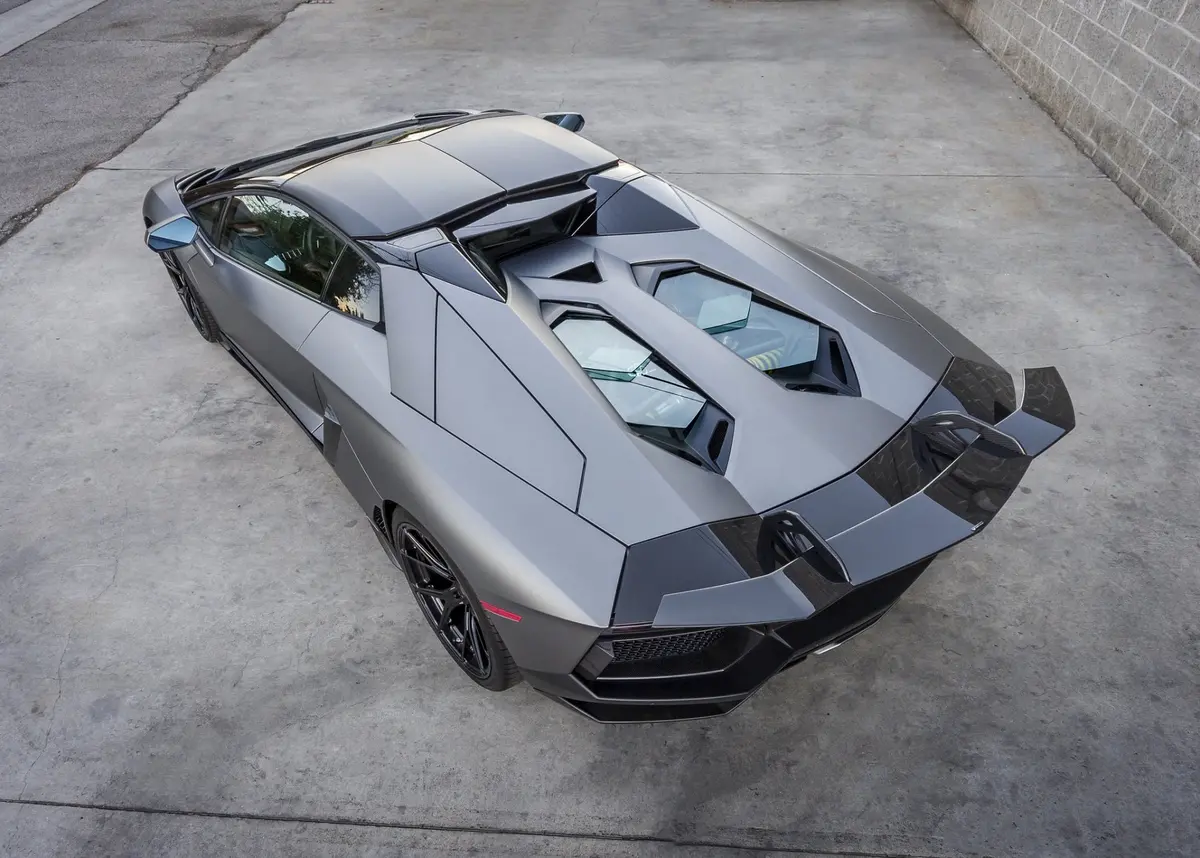 Vorsteiner Lamborghini Aventador Zaragoza Edizione Aero Wing Carbon Fiber Pp 2X2 Glossy 1
