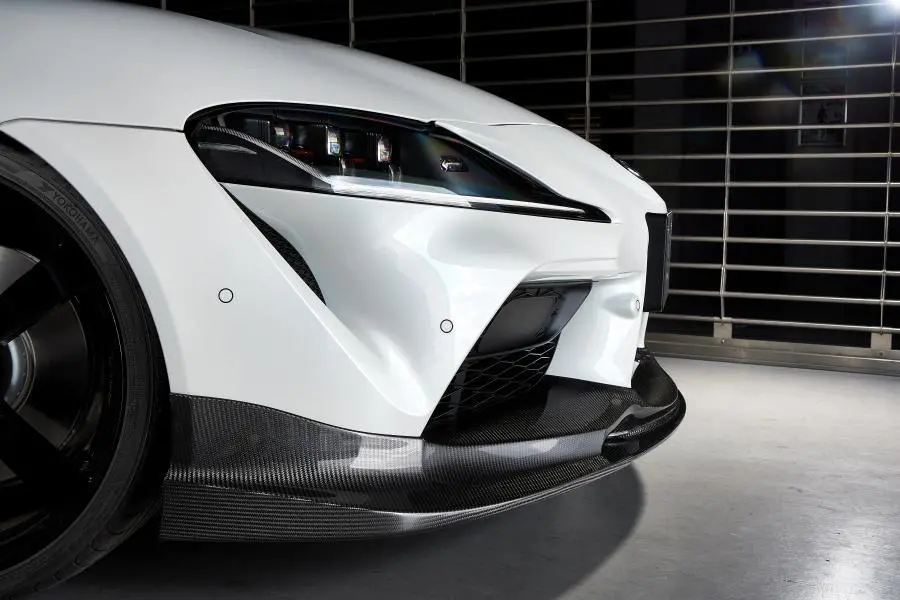 3D Design Toyota A90 Supra Carbon Fiber Front Lip 1