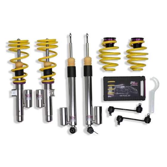 Kw Coilover Suspension V3 Inox – Rebound & Compression Adjustable Street Performance For Bmw E46 M3 1998–2007 1