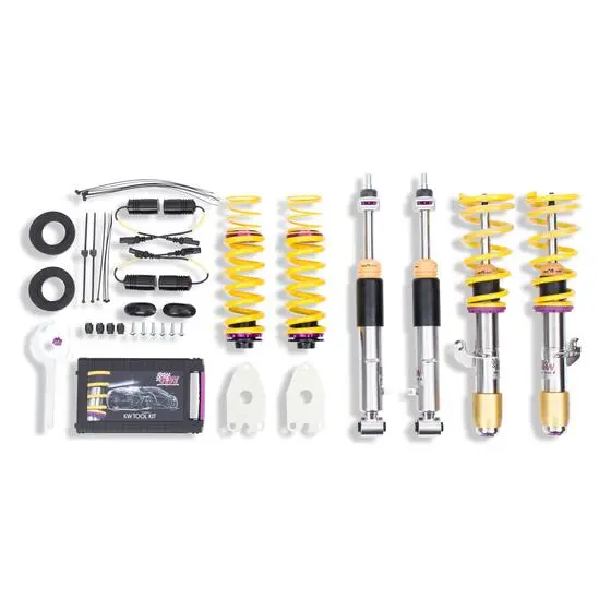 Kw Coilover Suspension V3 Inox – Bmw F30/F80 M3 & F32/F82 M4 2011–2020 (With Edc, Incl. Cancellation Kit) 1