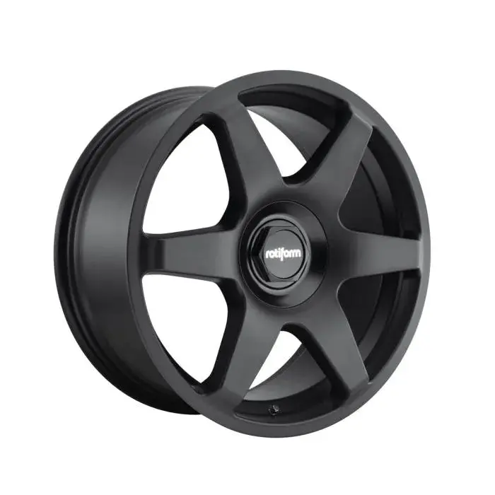 Rotiform Six 18X8.5 Alloy Wheels Matt Black Finish 1