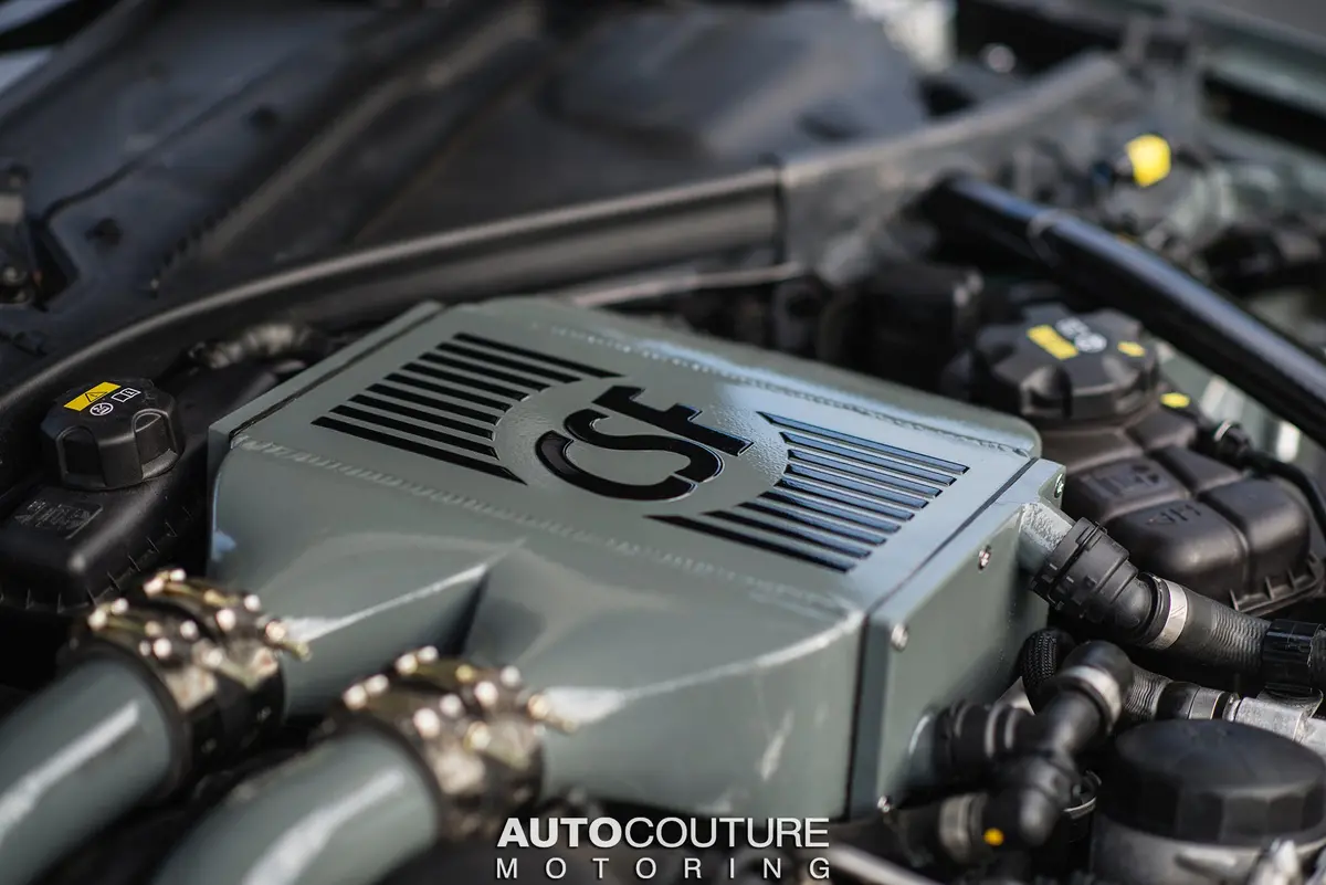 Csf M2 Competition F87n S55  Top Mount Charge-Air-Cooler - Raw Finish 1