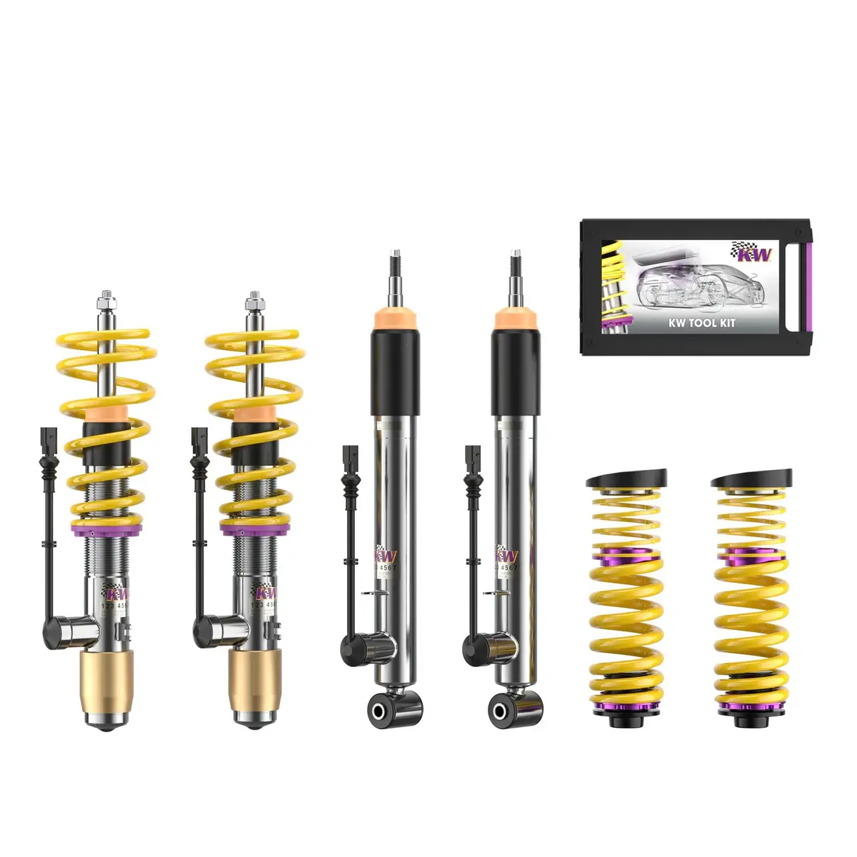 Kw Ddc Ecu Coilover Suspension Inox – Electronically Adjustable Street Performance For Bmw M2 & M2 Competition F22/F87 1