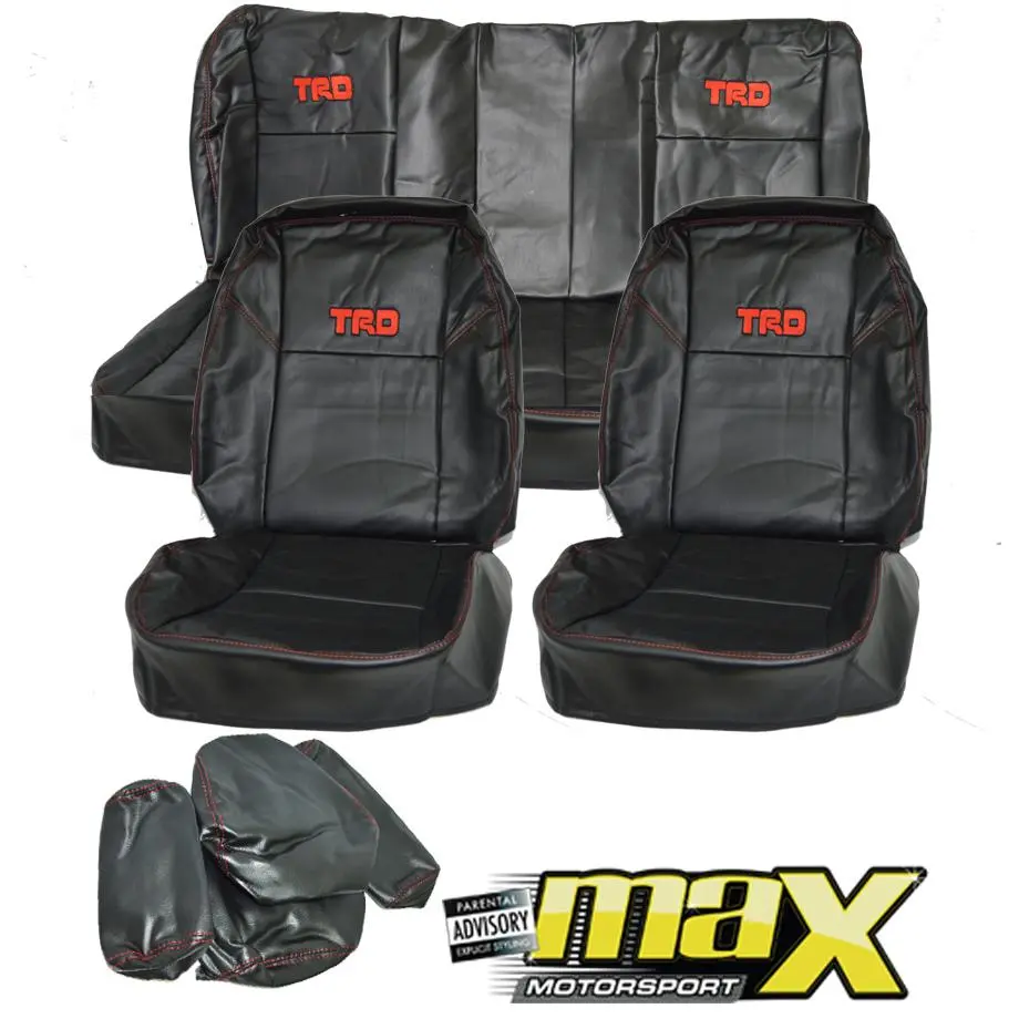 4 Door Bakkie Leather Look Trd Seat Cover 1