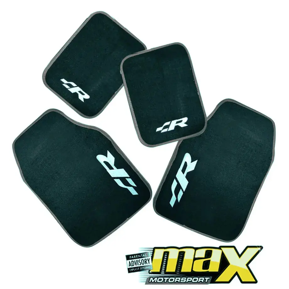 4 Piece R-Line Logo Car Mats 1