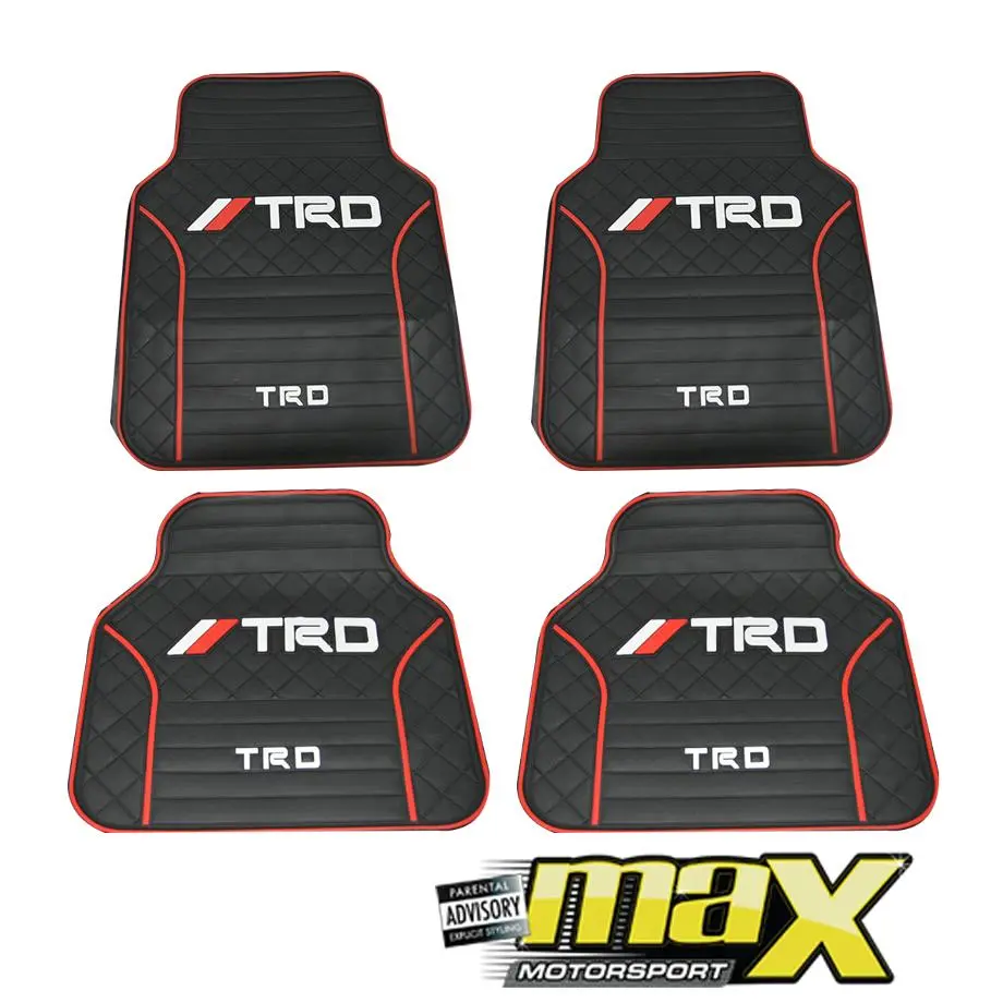 4-Piece Trd Racing Rubber Mats 1