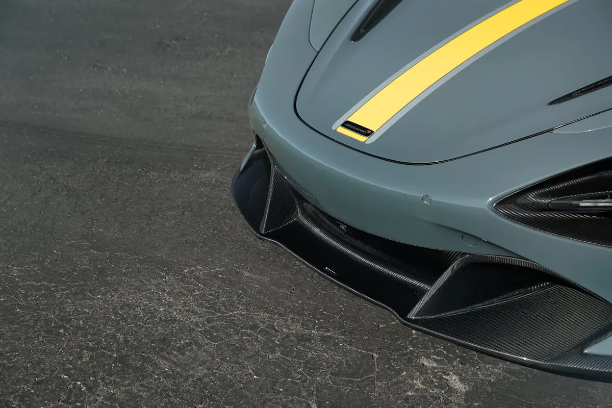 Vorsteiner Mclaren 720S Silverstone Aero Front Splitter Carbon Fiber Pp 2X2 Glossy 1