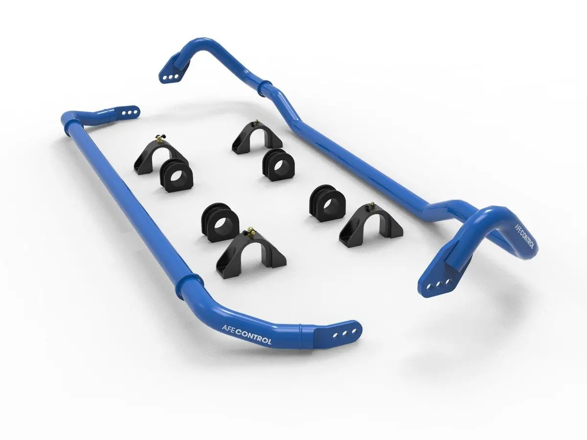 Afe 2020 Chevrolet Corvette C8 Control 3-Way Adjustable Front & Rear Sway Bar Set 1