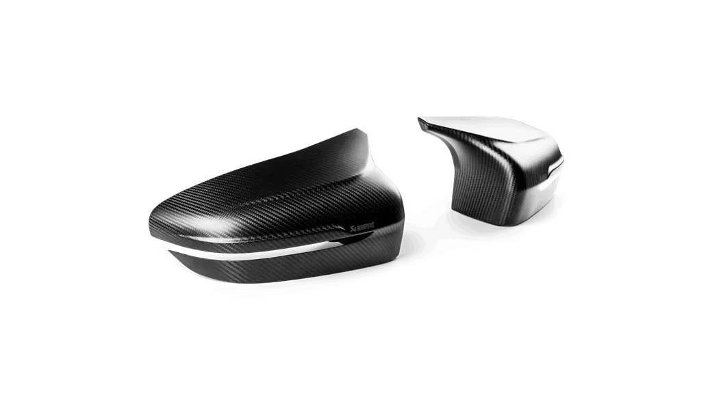 Akrapovic 2018+ Bmw M5 (F90) / 2020 Bmw M8 (F91/F92) Carbon Fiber Mirror Cap Set - Matte 1