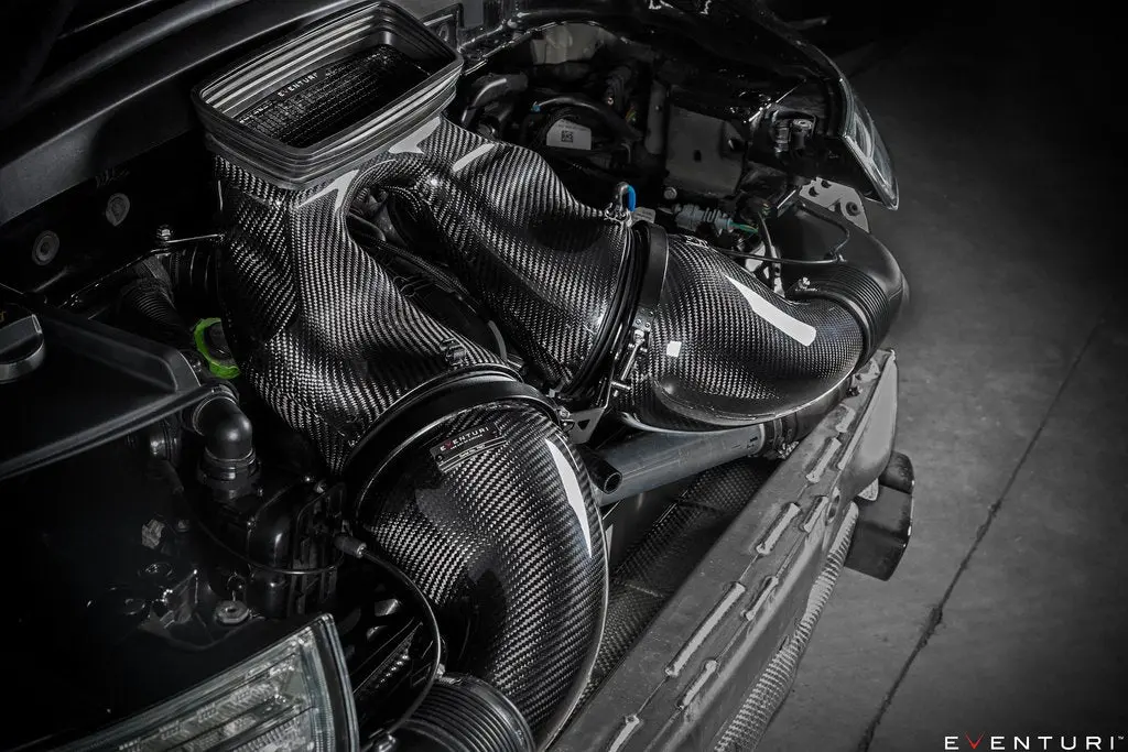 Eventuri Porsche 991 Turbo / Turbo S Carbon Intake System 1