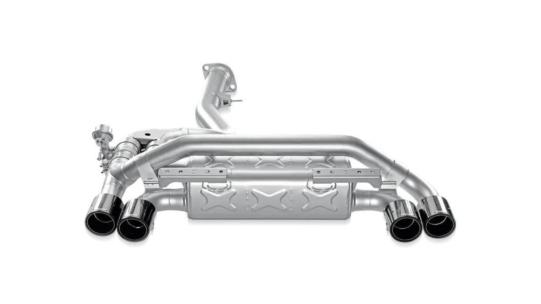 Akrapovic 11-12 Bmw 1 Series M Coupe (E82) Slip-On Line (Titanium) W/ Carbon Tips 1