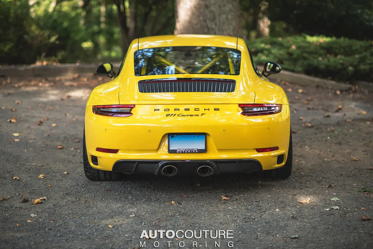 Akrapovic 16-17 Porsche 911 Carrera S/4/4S/Gts (991.2) Rear Carbon Fiber Diffuser - High Gloss 1