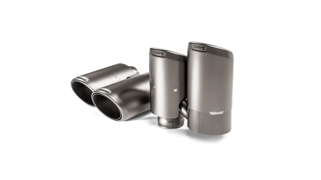 Akrapovic 2018+ Porsche Cayenne V6 (536) Tail Pipe Set (Titanium) 1