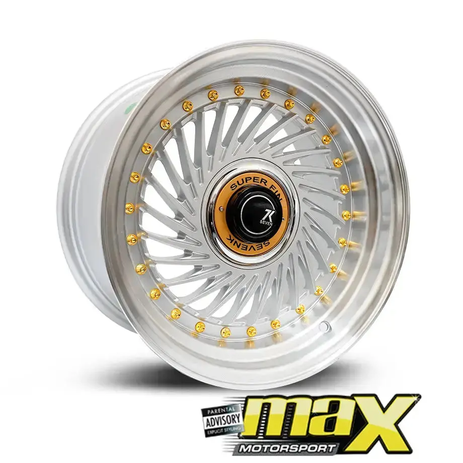 15 Inch Mag Wheel - Mx1213-F Sevenk Twist Wheel (4X100 / 4X108 Pcd) 1