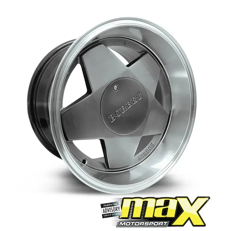 15 Inch Mag Wheel - Mx1216-F Bobet Style Wheel (4X100/4X108 Pcd) 1