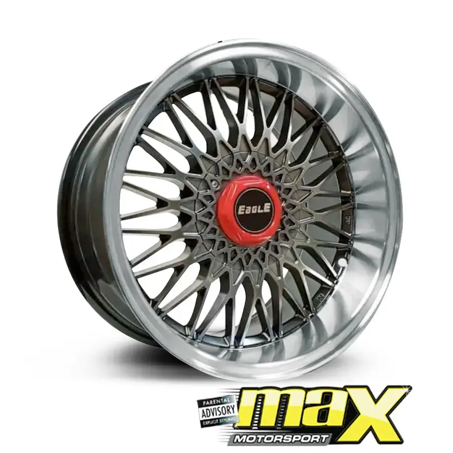15 Inch Mag Wheel - Mx5057-D Eagle Wheel (4X100/4X108 Pcd) 1