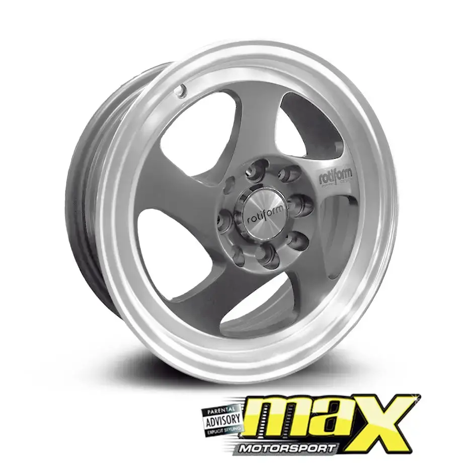 14 Inch Mag Wheel - Mx8801 Rf Wheels (4X100/ 4X114.3 Pcd) 1