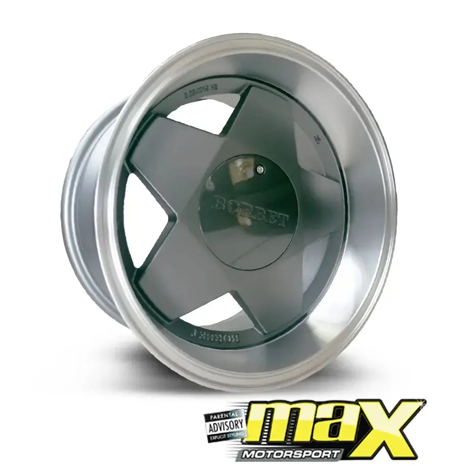 15 Inch Mag Wheel - Mx1216-E Bobet Style Wheel (4X100/4X114.3 Pcd) 1