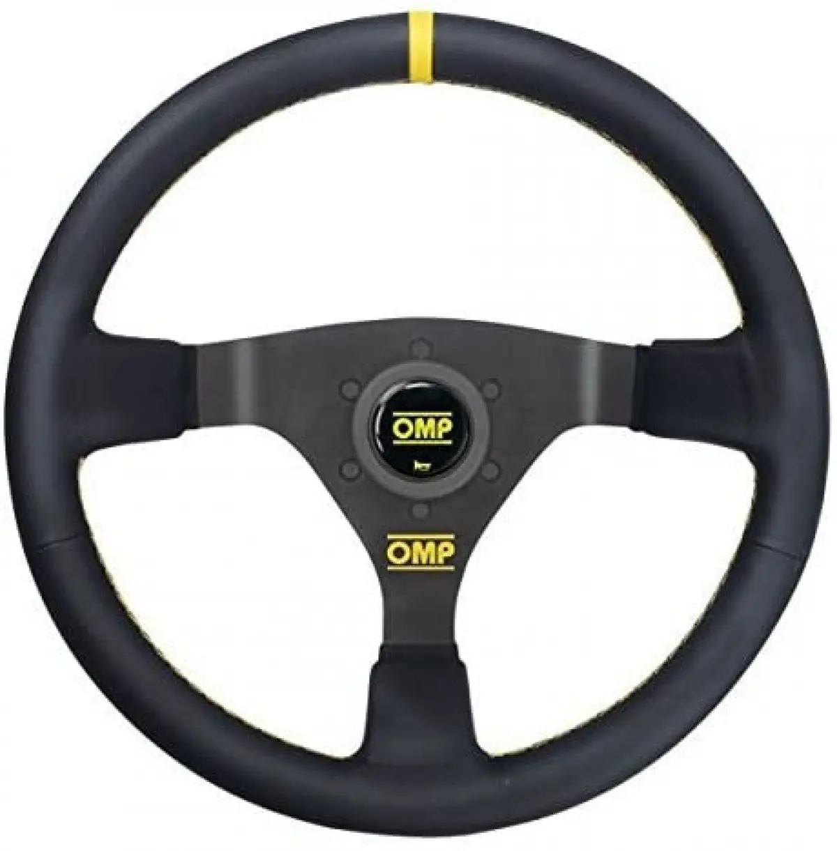 Omp Wrc Black/Yellow Steering Wheel 1