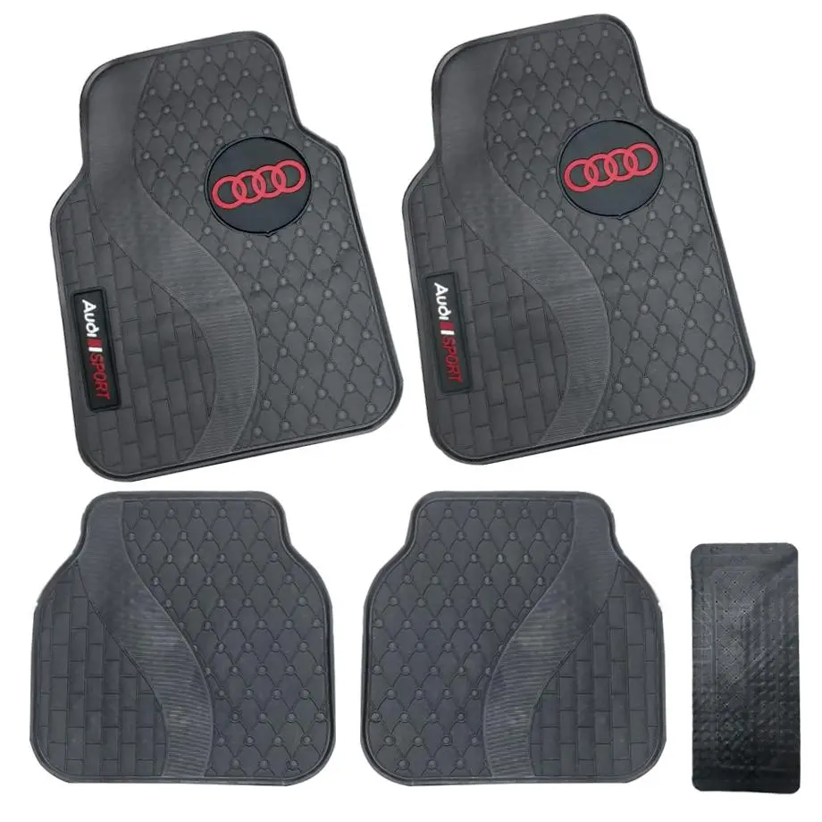 5-Piece Audi Branded Rubber Car Mats 1
