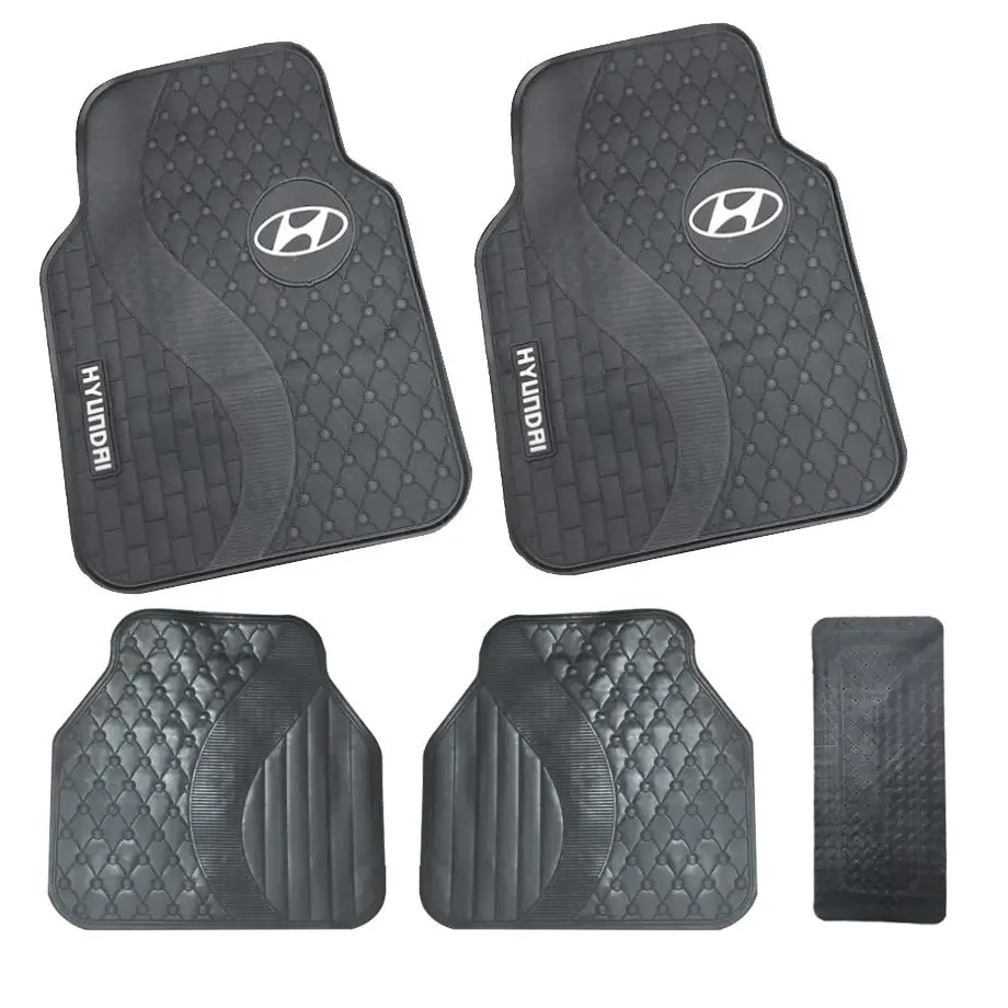 5-Piece Hyundai Branded Rubber Car Mats 1